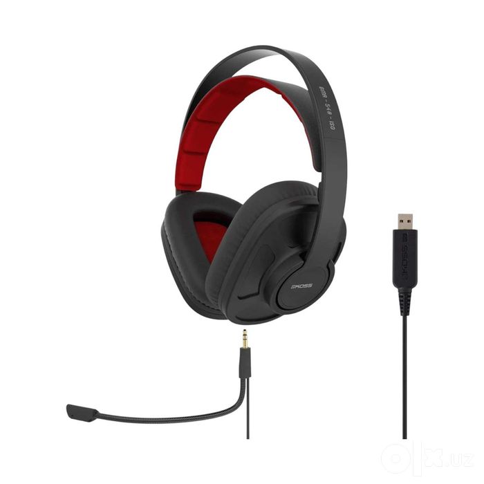 - Игровая полноразмерная USB-гарнитура Koss GMR-540-ISO USB