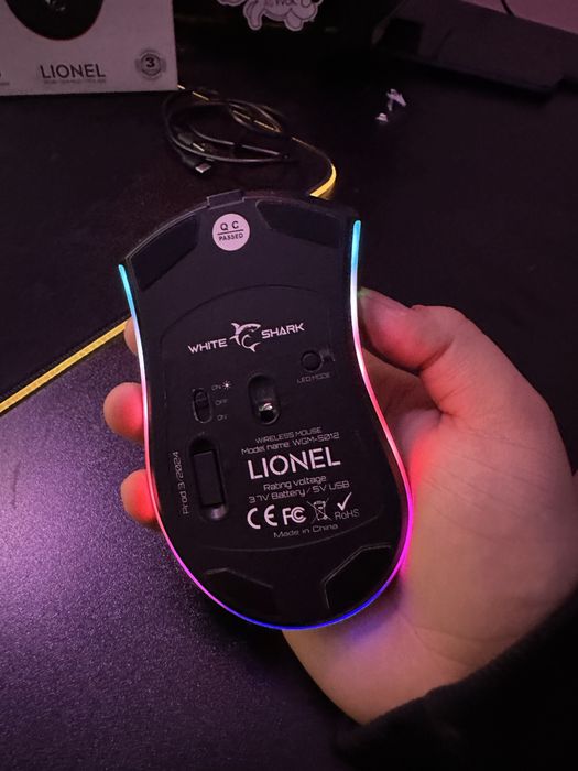 Продавам безжична мишка WhiteShark Lionel Wireless