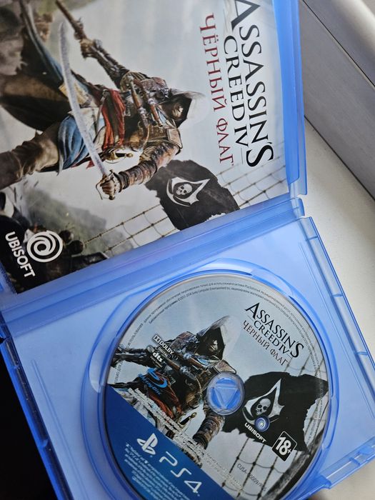 Продам диск assassins's creed черный флаг ps4