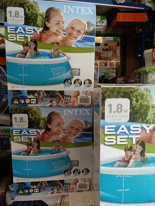 Бассейн intex 183*51 прочный виниловый