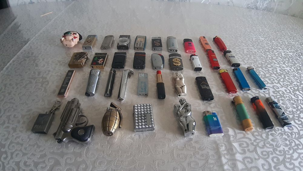 Продам разные зажигалки железные