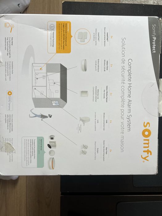Sistem alarmă wireless Somfy Protect Home Alarm – kit complet