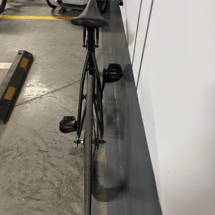 Fixed gear перекрас тсунами, велосипед с одной передачей