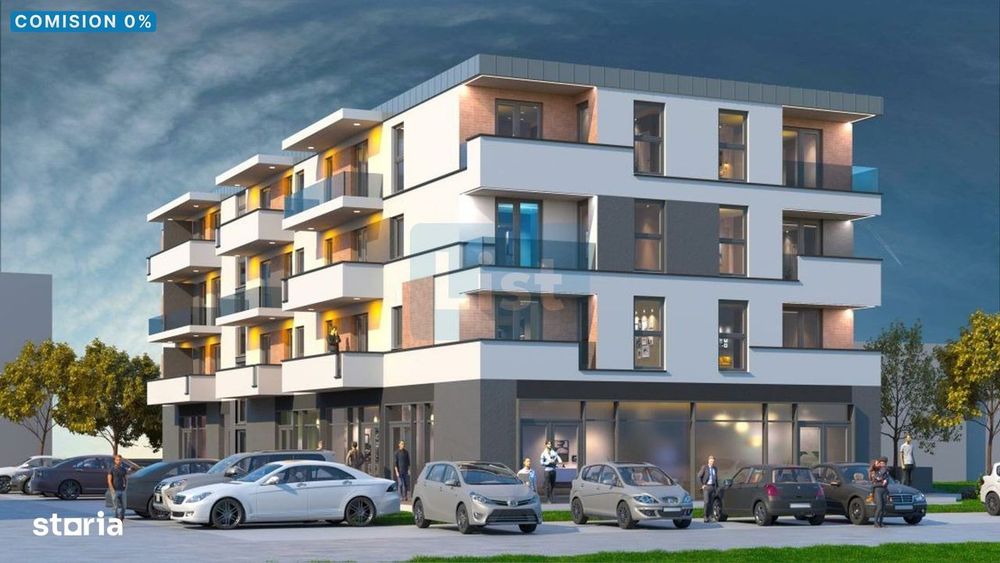 Apartament tip studio, 43.44mpc, etaj 1, balcon, Oltului, Comision 0%