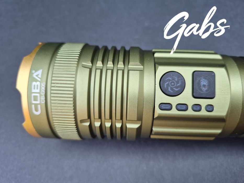 Мощен трицветен LED фенер COBA CB-G905 ,TG-Wick 3000M