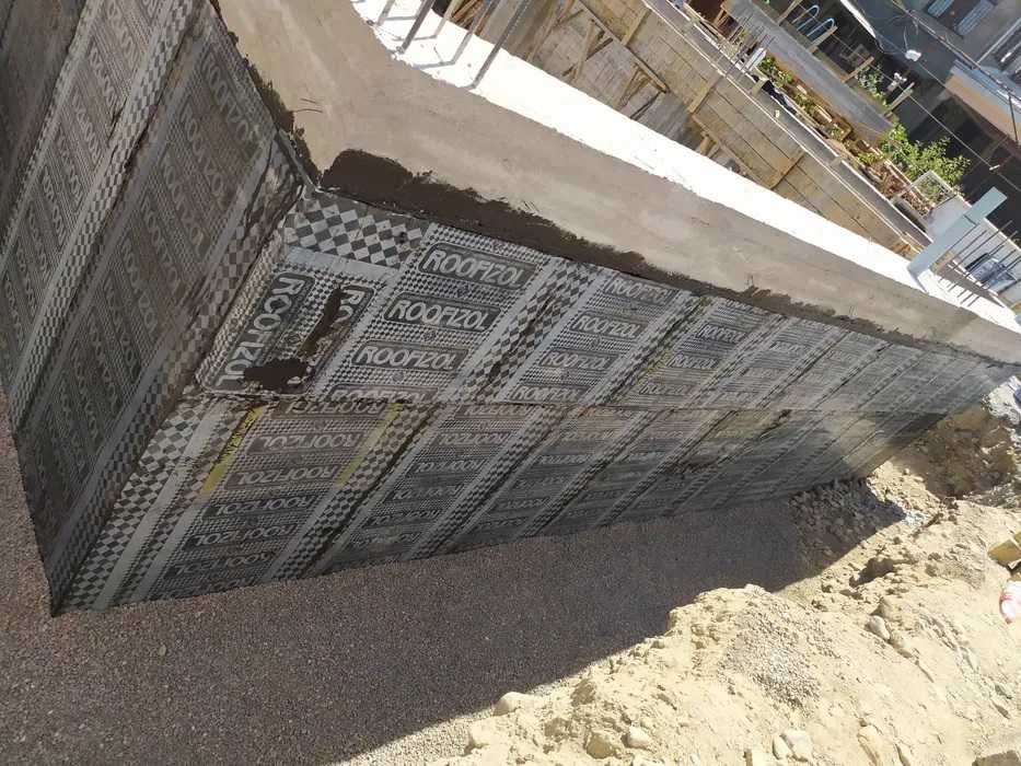 Гидроизоляция (изоляция) фундамента, крыши, кровли и т.д.