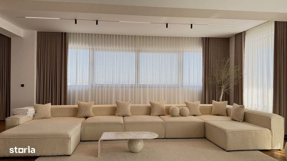 Penthouse pe bune, 5 camere, vedere la Mare si la Lac, 5 parcari subte