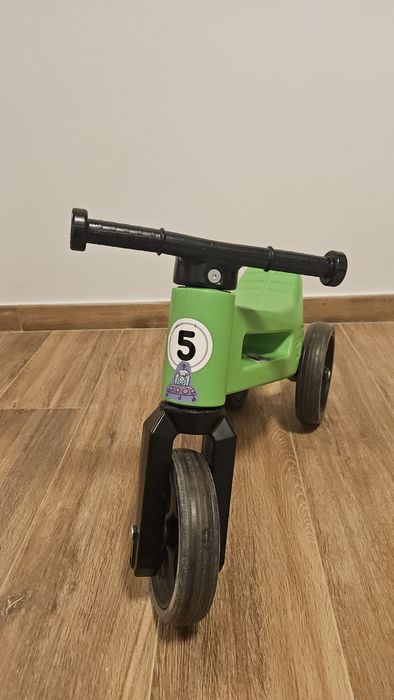 Motocicleta fara pedale copii Funny wheels, verde