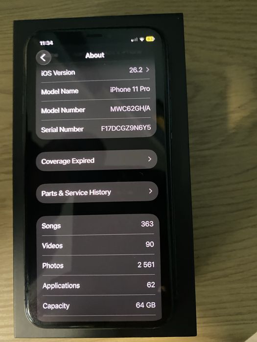 IPhone 11 pro 64 GB midnight green