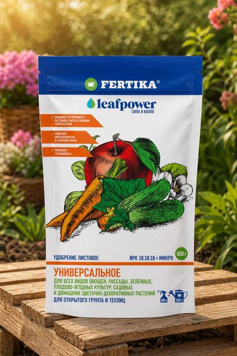 Удобрение листовое универсальное Fertika Leaf Power (500 г)