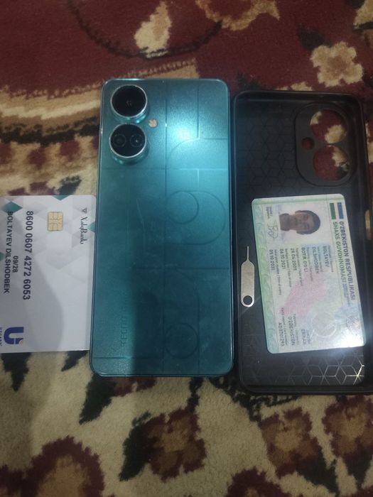 Tel  sotiladi  tel  nomi  TECNO  CAMON 19. Pamiyati  128Gb/6+6