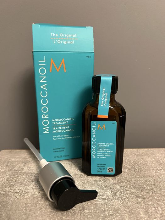 Moroccanoil ново олио за всеки тип коса с помпичка, 50 мл