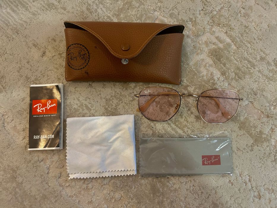 Ochelari de soare Ray-Ban roz