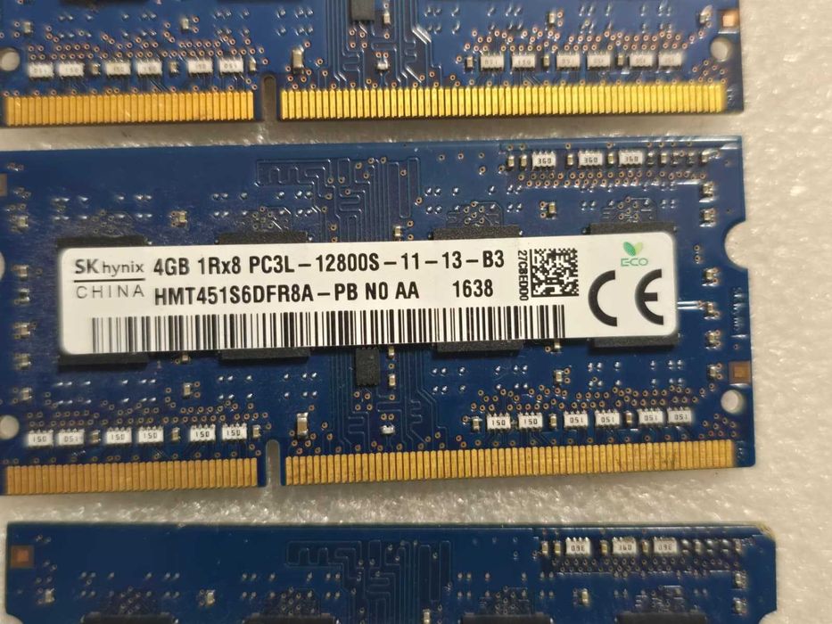 Memorie RAM laptop Hynix 4GB DDR3L-1600 1.35V SO-DIMM HMT451S6DFR8A-PB