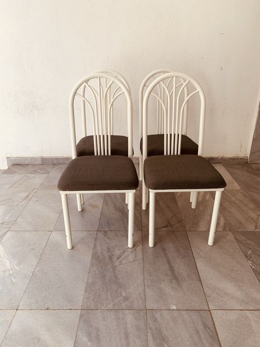 Шведски ретро комплект тръбни столове