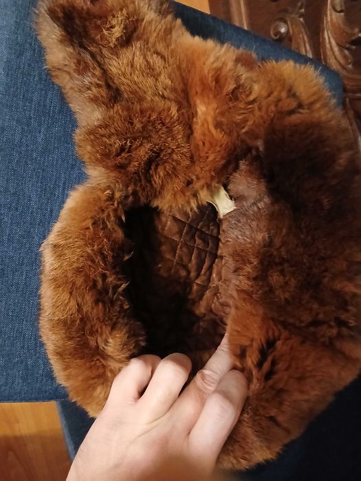 Pachet caciuli blana/piele naturala