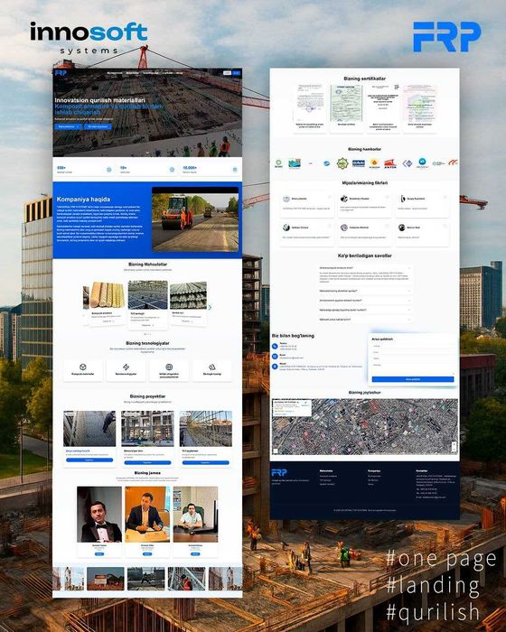 Web sayt, internet magazin, CRM, telegram bot yaratish xizmati