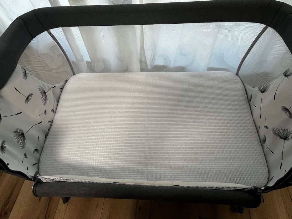 Бебешка кошара Lionelo Leonie Plus 3 в 1 – Grey Stone