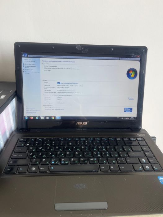 Продам ноутбук, ASUS K42F, Core i3, 2 ГБ RAM.  Windows 7.
