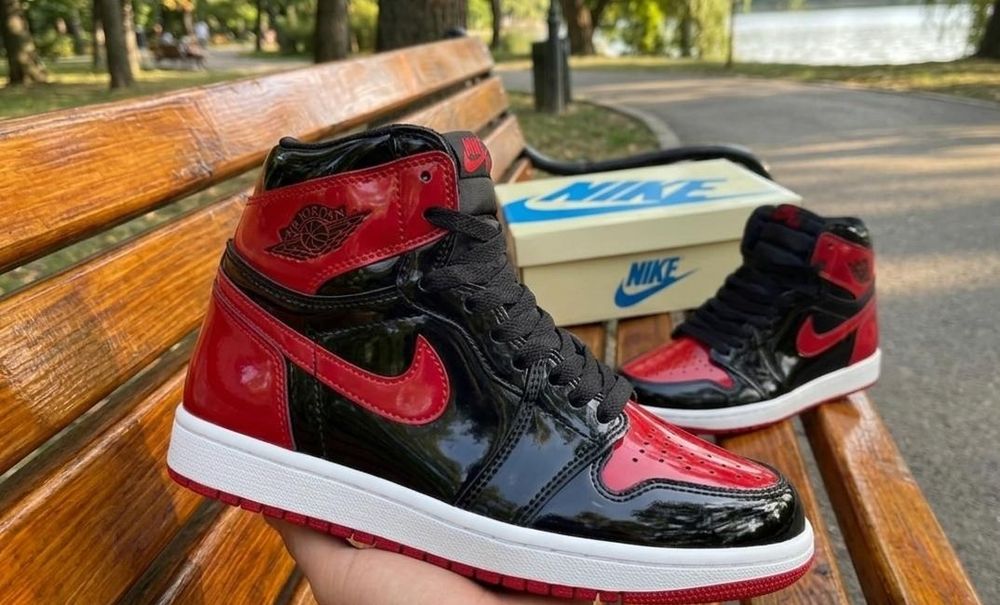 Jordan 1 High Retro Patent Bred - Luciosi - Premium