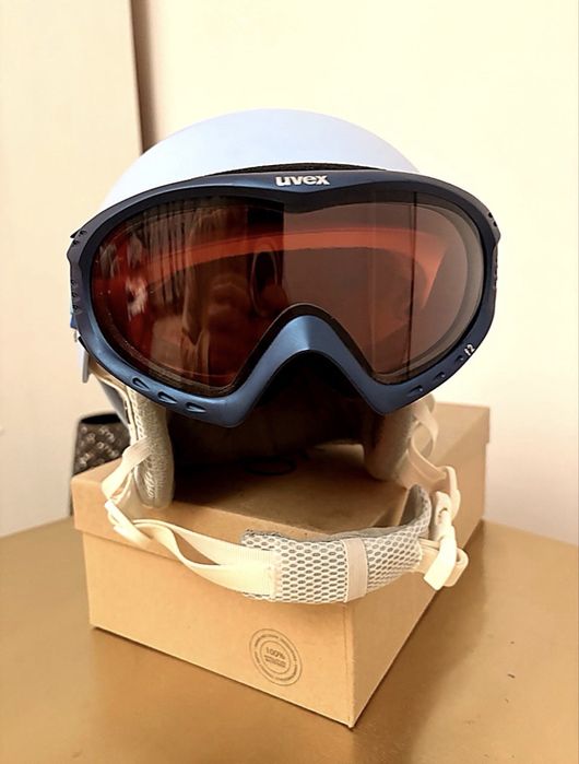 Casca schi femei K2 si ochelari UVEX