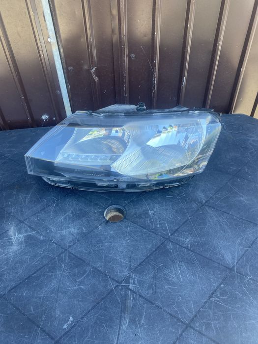 Far stanga halogen led drl skoda rapid 5j facelift