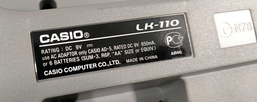Orga Electronica Casio LK-110 Stare Impecabila