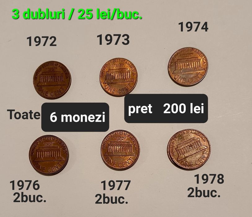 Monezi SUA vechi