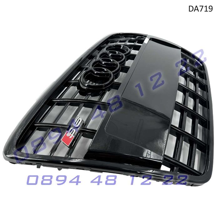 Предна S6 Sline решетка Audi A6 C6 05-12 черна грил броня ауди а6 ц6