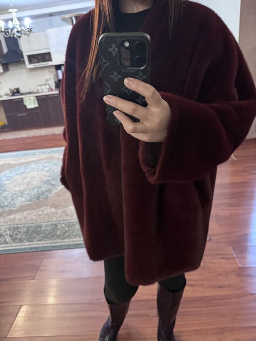 Эко шуба Max Mara оверсайз