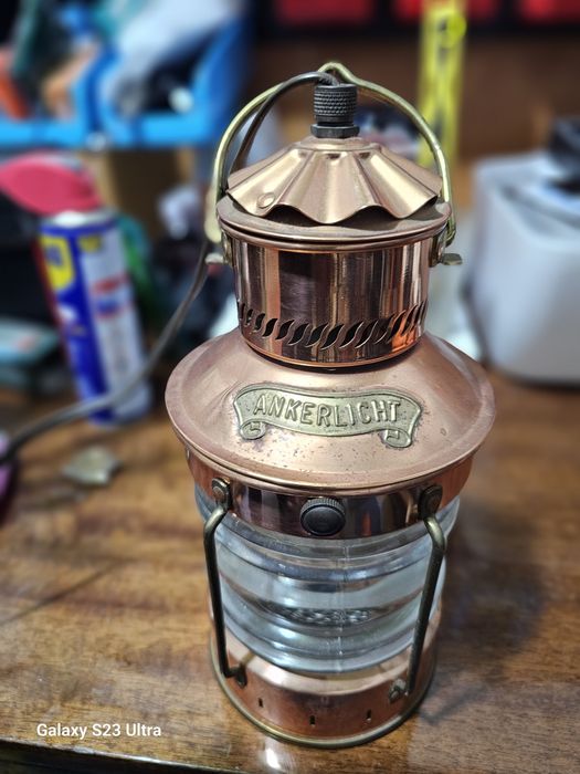 Продавам: Винтидж Морски Фенер (Anchor Light) – Den Haan Ro