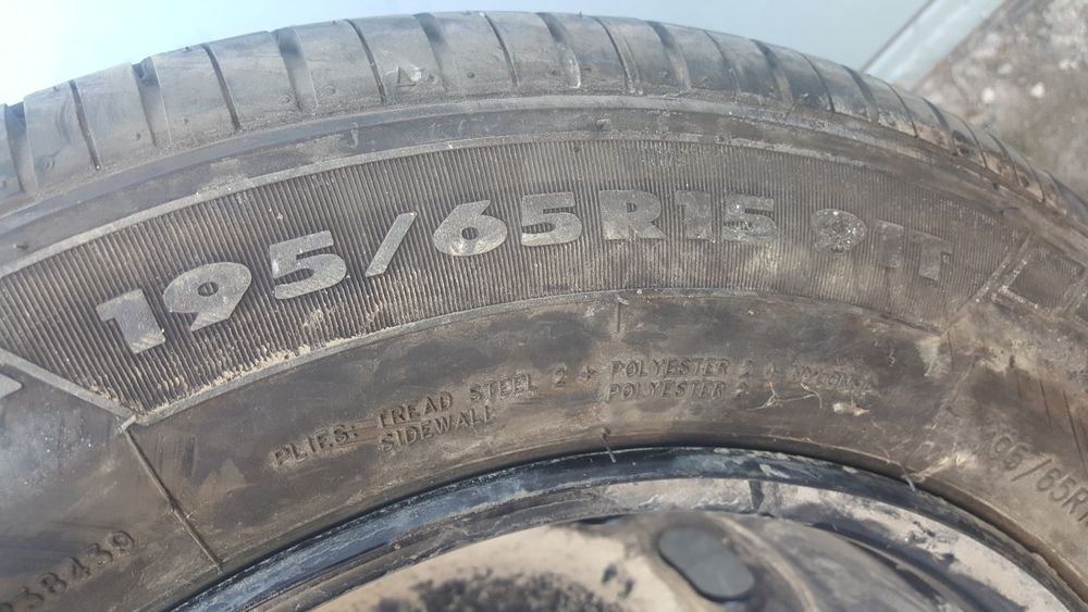 Джанта с гума 195 65 15 дот 3816