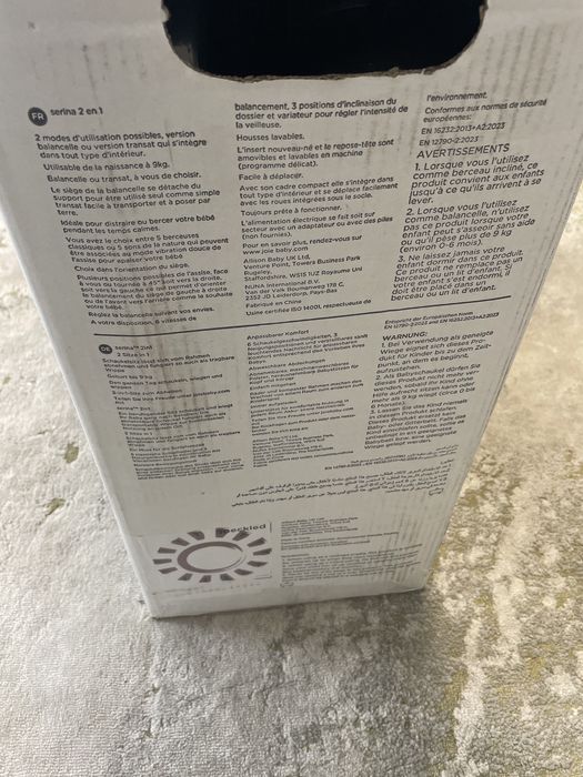 Leagan si balansoar pentru copii Joie Serina 2 in 1, rotativ, Nou