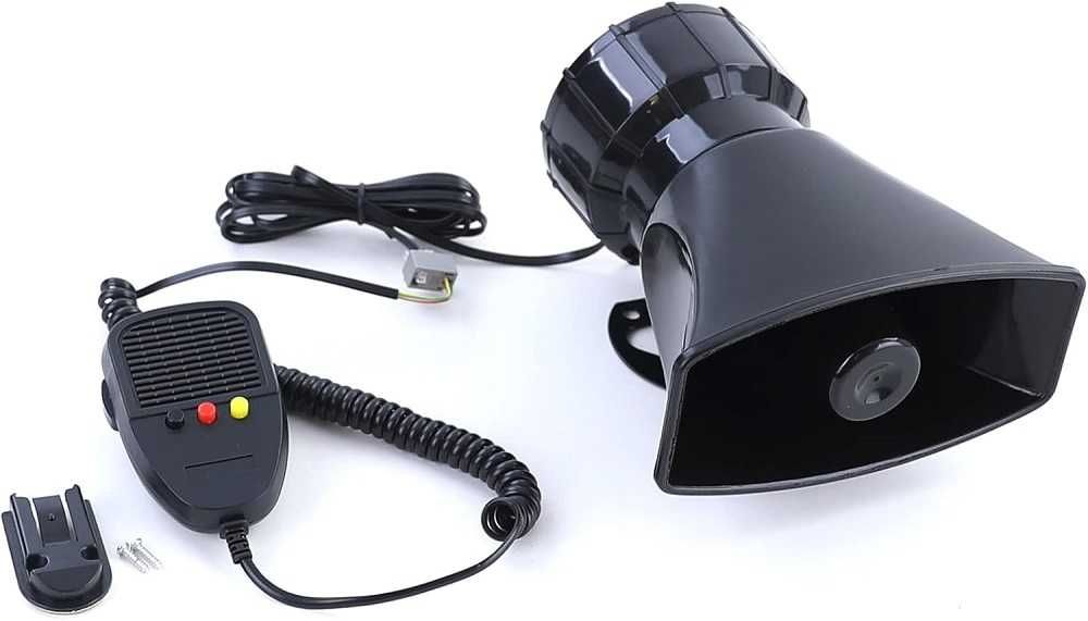 Сирена с микрофон 12V/50W - 3 различни мелодии 125dB