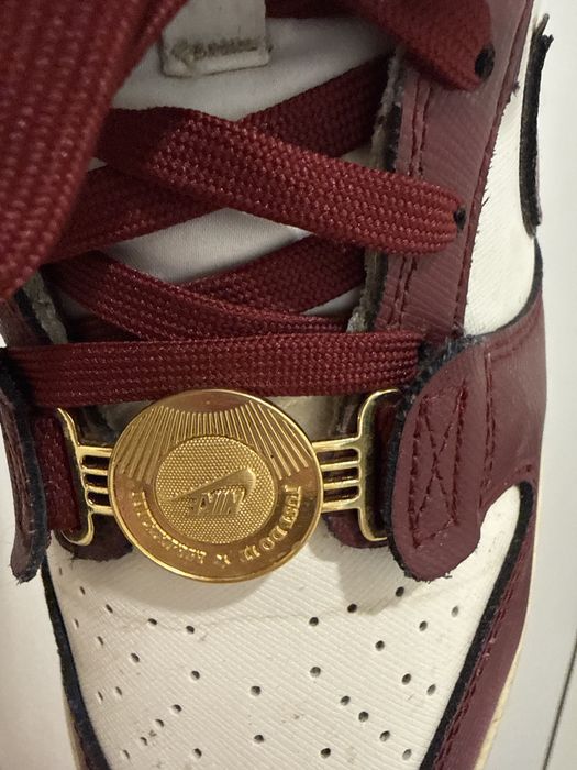 кецове Nike Dunk Low (бордо/off white)