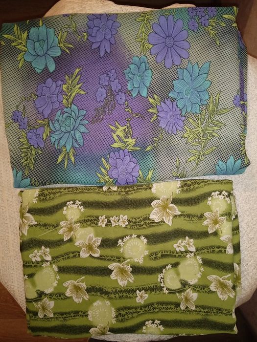 Ткани новые,красивые-3отреза.