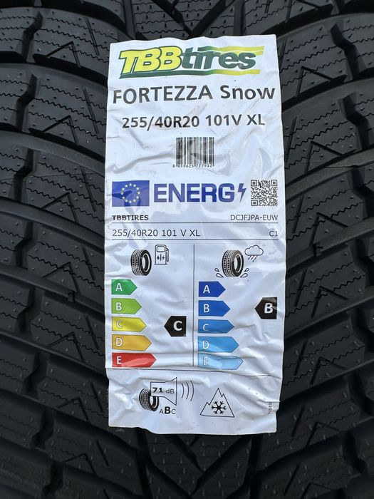 Нови Зимни Гуми TBB TIRES FORTEZZA SNOW 255/40R20 101V XL БОРД 2554020