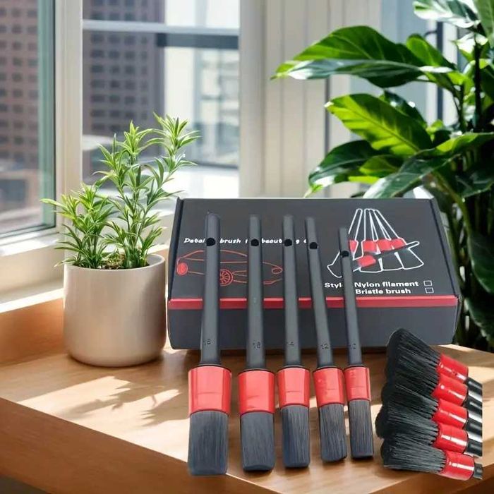 Комплект 5бр. четки за детайлинг и почистване на автомобил