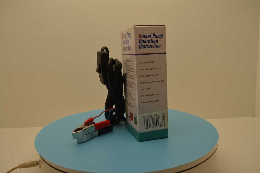 Pompuță portabilă pentru pompare motorina și pentru lubrifiant 12volți 60 W 15 Lmin  Pompa electrică liquidă  12 V  motorină uleiuri apă  băuturi scuf