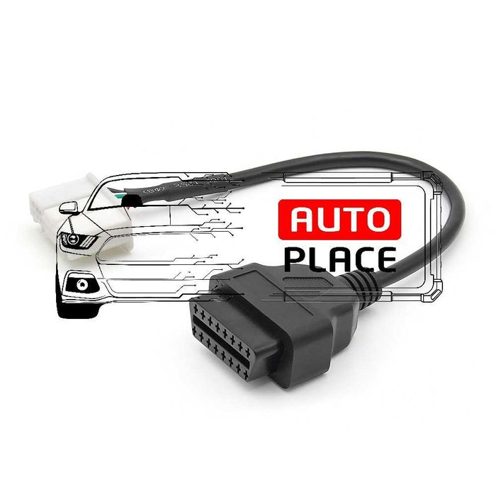 Кабел / Преходник / Адаптер 20 пина Tesla Model S / X Delphi Autocom