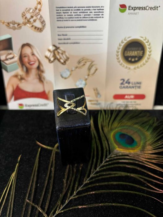 Inel aur 14k 1.90g (B.60189-Tatarasi) Garantie 2 ani-950 lei
