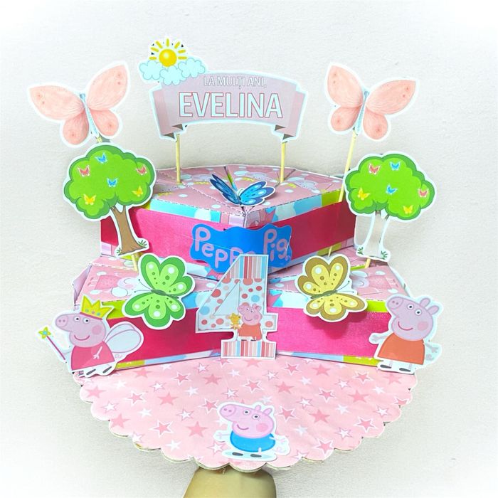 Tortulet aniversari din cutiute ambalate