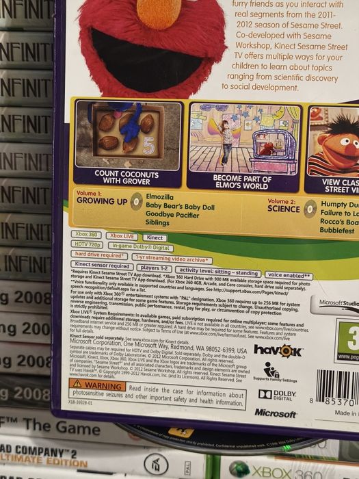 Joc/jocuri Kinect Sesame Street Season 1 Xbox360 original