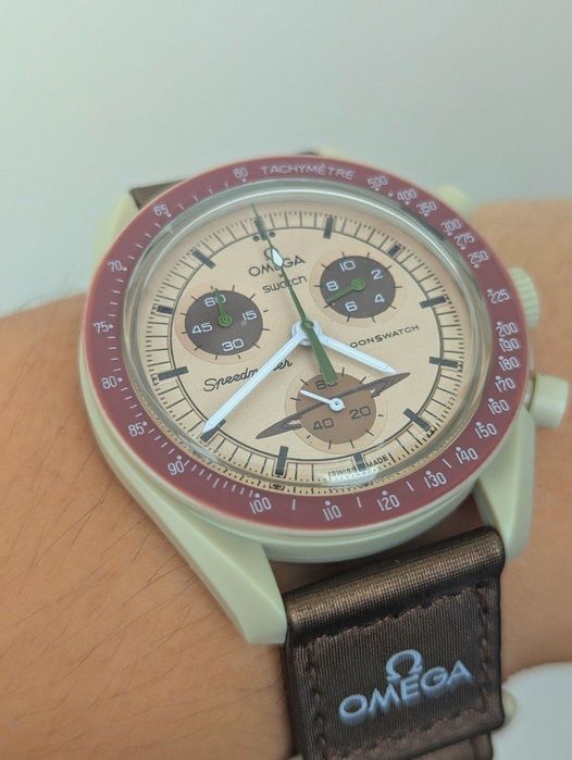 Omega x swatch mission to saturn часы наручные