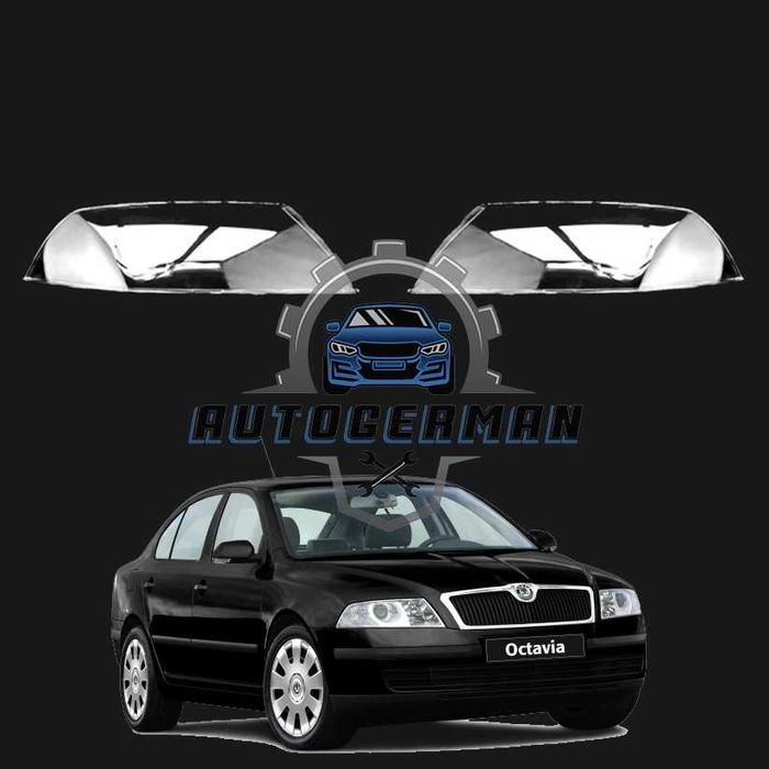 Капаци фарове Skoda Octavia A5 (08-10) стъкло фар крушки Шкода Октавия А5 xenon