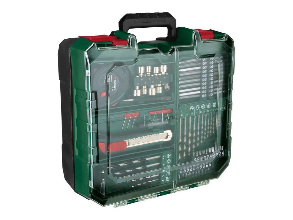 PARKSIDE PABS 20-Li I9 комплект винтоверт,зарядно и 2бр.батерия и множество ръчни инструменти,в практичен куфар