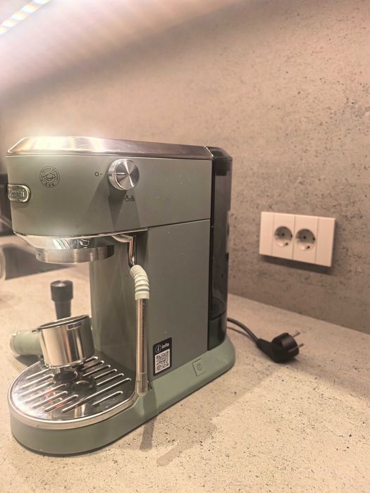 Кафемашина DeLonghi EC890.GR Dedica Duo, 15 bar, 1.1 l, зелен