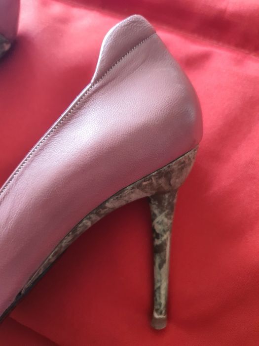 Pantofi dama, toc, 39, cusături decorativa, accesorii