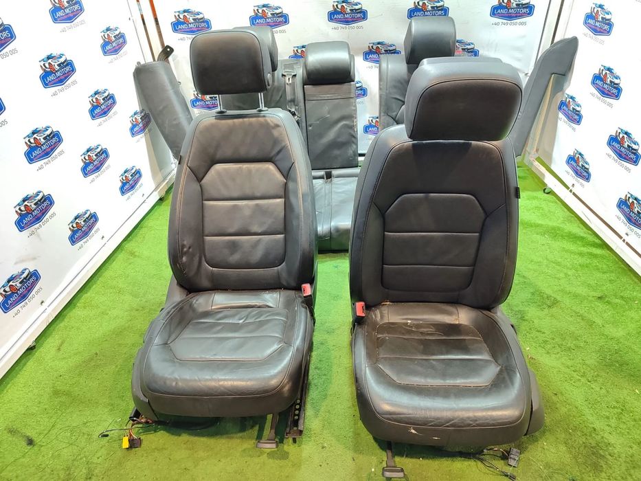 INTERIOR PIELE / SCAUNE + BANCHETE VW PASSAT B7 BlueMotion 2.0 DIESEL 2014 / BERLINA 2010-2014