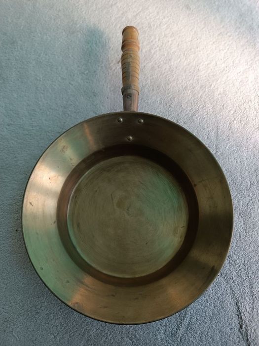 Медный тазик с ручкой